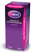 Calpol 120 mg/5 ml, peroralna suspenzija, 140 ml